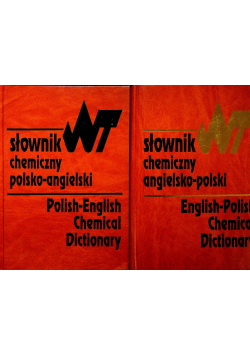 Słownik chemiczny angielsko polski Tom 1 i 2