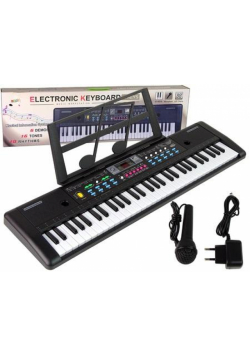 Keyboard MQ-6112 M+ mikrofon i uchwyt na nuty