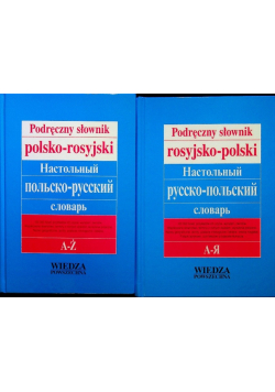 Podręczny słownik rosyjsko - polski polsko - rosyjski Tom 1 i 2