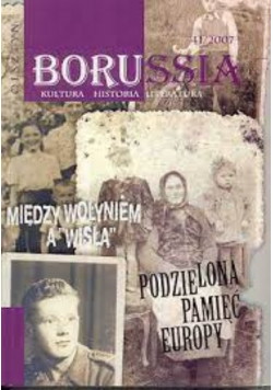 Borussia Kultura Historia Literatura Nr 41 / 2007