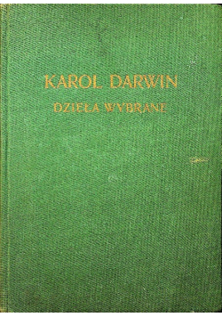 Darwin Dzieła wybrane Tom VI