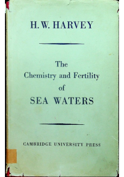 The chemistry and fertility of sea waters
