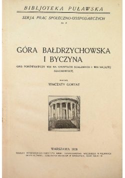 Góra Bałdrzychowska i Byczyna 1928 r.