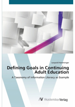Defining Goals in Continuing Adult Education