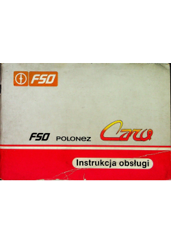 FSO polonez Instrukcja obsługi