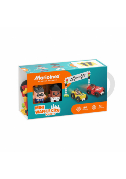 Klocki Mini Waffle Wyścig 80 elementów