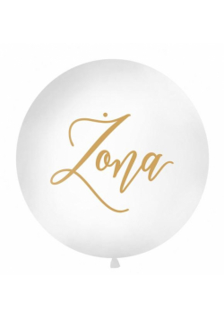 Balon Żona biały 1m