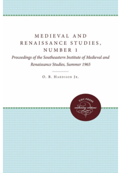 Medieval and Renaissance Studies, Number 1