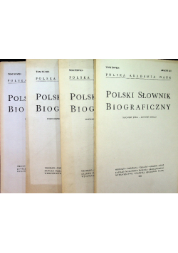 Polski słownik biograficzny Tom XXVII zeszyt 112 do 115