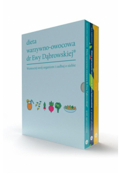 Dieta warzywno-owocowa dr Ewy Dąbrowskiej Komplet 3 książek