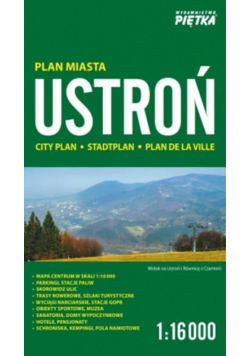 Ustroń 1:16 000 plan miasta PIĘTKA