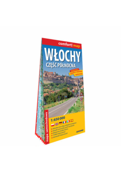 Włochy. Część północna; laminowana mapa samochodowa 1:650 000