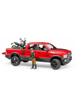 Auto Dodge RAM 2500 Power Wagon z motocyklem