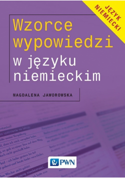 Wzorce wypowiedzi w języku niemieckim