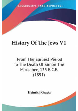 History Of The Jews V1