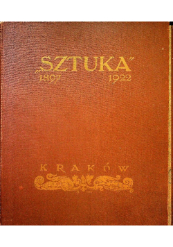 Sztuka 1897 - 1922 1922 r.