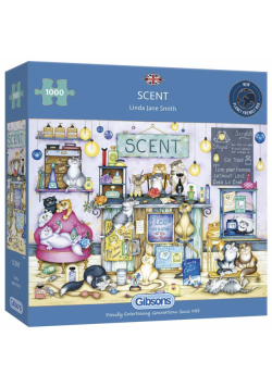 Puzzle 1000 Salon pielęgnacji dla kotów G3