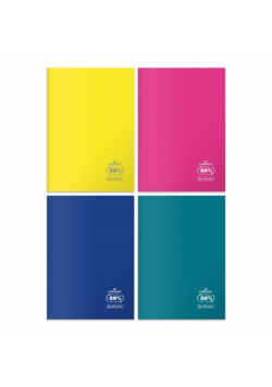 Zeszyt B5/60K kratka Eco PP Colors (5szt)