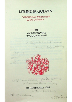 Liturgia godzin III
