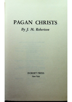 Pagan Christs