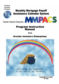 Monthly Mortgage Payoff Assistance Calendar System
