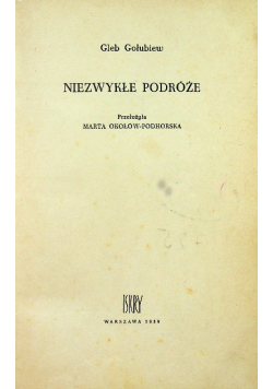 Niezwykłe Podróże