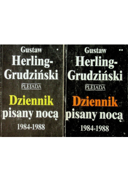 Dziennik pisany nocą 1984 1988 tom 1 i 2