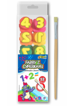 Farby z cyferkami 20ml Kolori 12 kolorów PENMATE