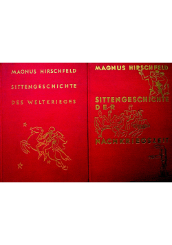 Sittengeschichte der nachkriegszeit tom I i II 1931 r.