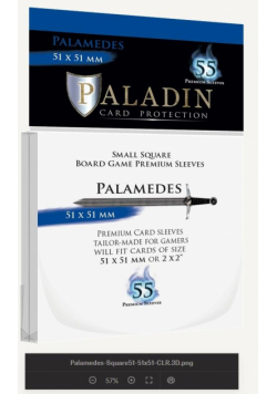Koszulki na karty Paladin - Palamedes (51x51mm)