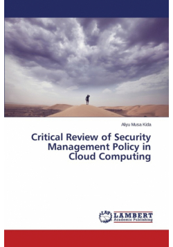 Critical Review of Security Management Policy in Cloud Computing