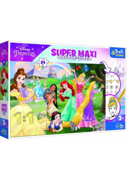 Puzzle 24 Super Maxi Wesołe Księżniczki TREFL