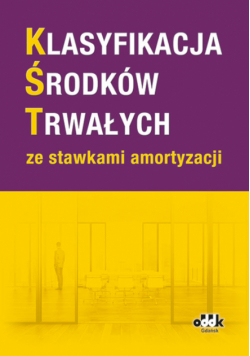 Klasyfikacja środków trwałych ze stawkami amortyzacji