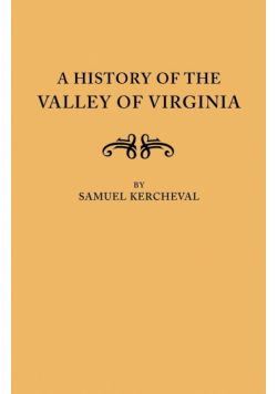 History of the Valley of Virginia