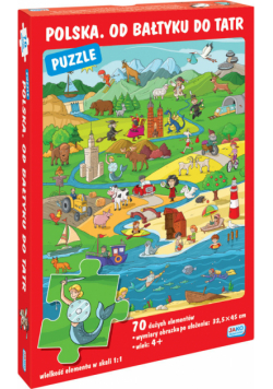 Polska Od Bałtyku do Tatr Puzzle 70 elementów