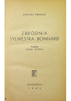 Zbrodnia Sylwestra Bonnard 1946 r.