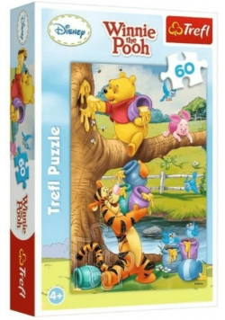 Puzzle 60 Kubuś Puchatek Małe co nieco