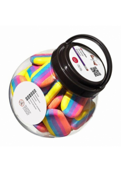 Gumka Stripey tęczowa TUBA 24 sztuki