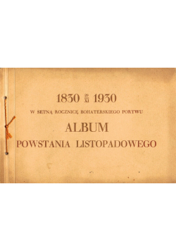 Album powstania listopadowego