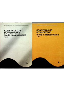 Konstrukcje powłokowe tom 1 i 2