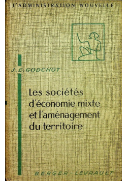 Les societes deconomie mixte et lamenagement du territoire