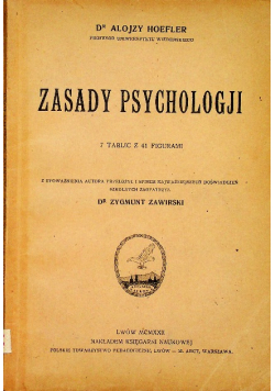 Zasady psychologji 1922 r.