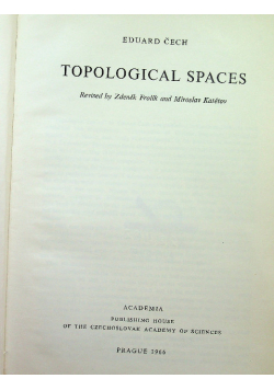 Topological spaces