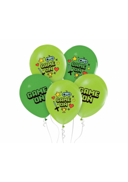 Balony Game On 5szt