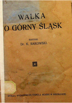 Walka o Górny Śląsk 1920 r.