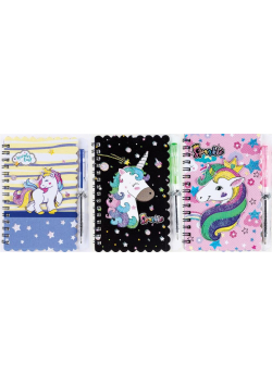 Notes na spirali z długopisem Unicorn 30K 81982