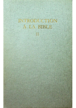 Introduction A La Bible