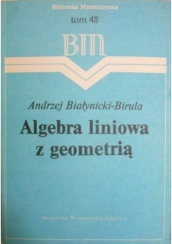 Algebra liniowa z geometrią