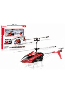 Helikopter R/C S5 czerwony