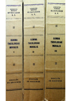 Summa Theologiae Moralis tom 1 do 3